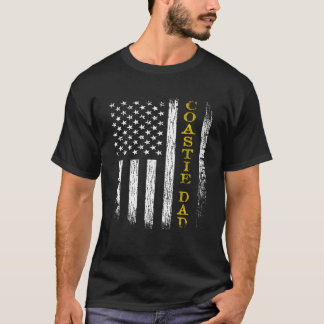 T-shirt Drapeau Uscg Coastie Dad de la Garde côtière améri