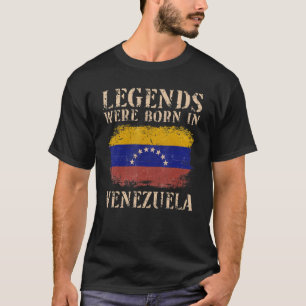 T-shirt Drapeau vénézuélien vintage Venezuela