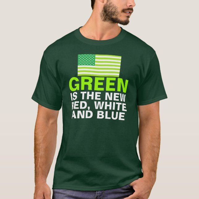 T-shirt Drapeau vert (Devant)