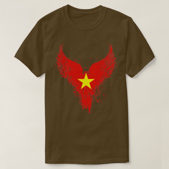 T-shirt Drapeau vietnamien (Design devant)