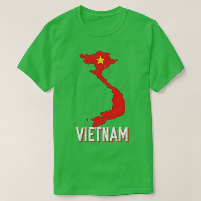 T-shirt Drapeau vietnamien (Design devant)