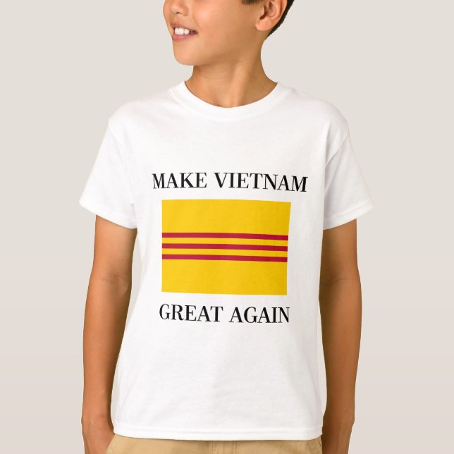 T-shirt Drapeau vietnamien du sud - rendez le Vietnam (Devant)