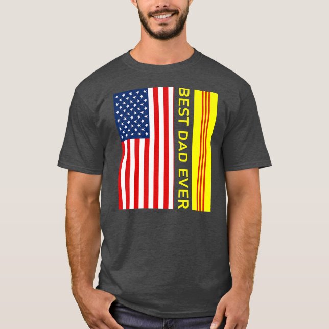 T-shirt Drapeau vietnamien VNCH Viet Nam Cong Hoa Meilleur (Devant)