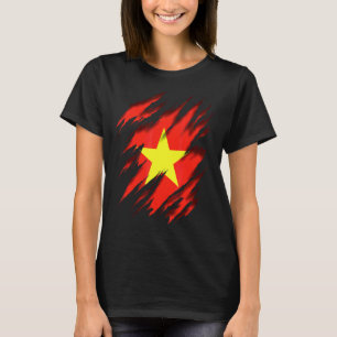 T-shirt Drapeau vietnamien Vnm Vietnamien
