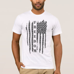 T-shirt Drapeau vintage 4 juillet Chemise, Retro USA