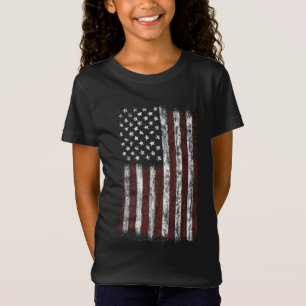 T-Shirt Drapeau vintage américain Hommes USA