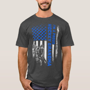 T-shirt Drapeau vintage Américain Je suis un grand joueur