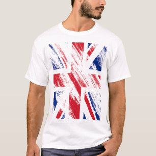 T-shirt Drapeau vintage Angleterre