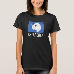 T-shirt Drapeau vintage Antarctique