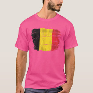 T-shirt Drapeau vintage Belgique pour Belgique