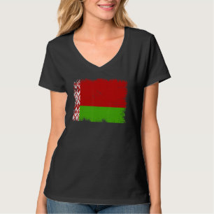T-shirt Drapeau vintage Biélorussie Fête de l'indépendance