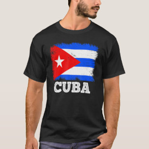 T-shirt Drapeau vintage Cuba Pays Drapeau rétro Cuba