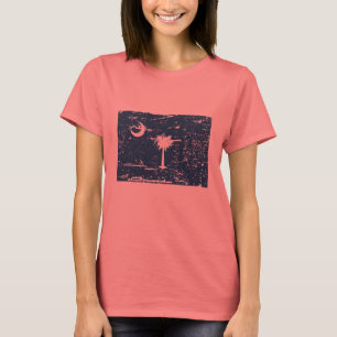 T-shirt Drapeau vintage de la CAROLINE DU SUD