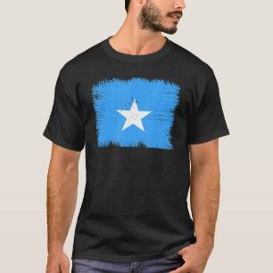 T-shirt Drapeau vintage de la Somalie Fête de l'indépendan