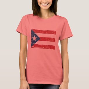 T-shirt Drapeau vintage de Porto Rico