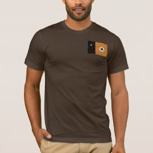 T-shirt Drapeau vintage de territoire du nord