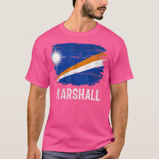 T-shirt Drapeau vintage des Îles Marshall