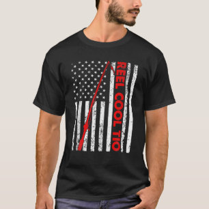 T-shirt Drapeau Vintage Drapeau américain Cool Tia Pères D