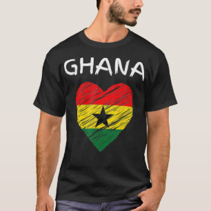 T-shirt Drapeau vintage du Ghana T pour les hommes et les 