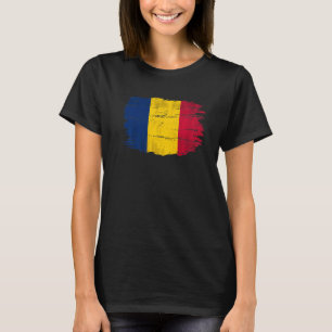 T-shirt Drapeau vintage du Tchad pour le Tchad