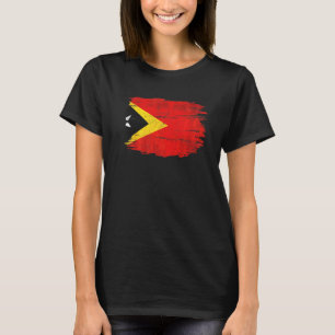 T-shirt Drapeau vintage du Timor-Leste