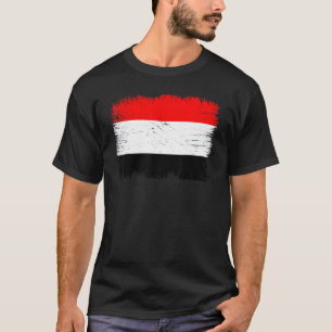 T-shirt Drapeau vintage du Yémen Jour de l'indépendance yé