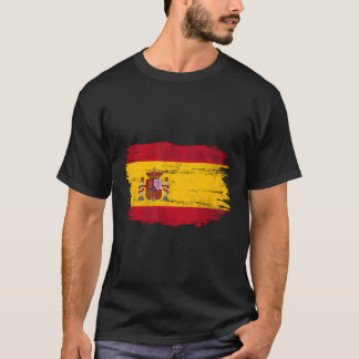 T-shirt Drapeau vintage Espagne pour cadeau espagnol
