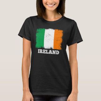 T-shirt Drapeau vintage Irlande Pays Rétro Drapeau irlanda