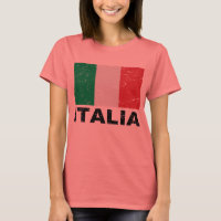 Drapeau Vintage Italie
