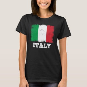 T-shirt Drapeau vintage Italie Pays Drapeau rétro Italien