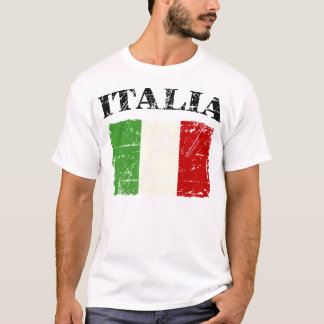 T-shirt Drapeau Vintage italien italie Bannière rétro Ensi