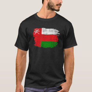 T-shirt Drapeau vintage Oman Pour L'Omani