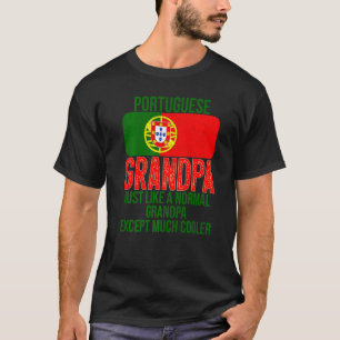 T-shirt Drapeau Vintage Portugal Grandpa