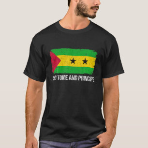 T-shirt Drapeau vintage Sao Tomé-Et-Principe Enfants Homme