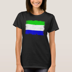 T-shirt Drapeau vintage Sierra Leone Sierra Leone Independ