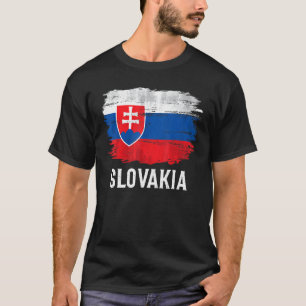 T-shirt Drapeau vintage Slovaquie pour Slovaquie