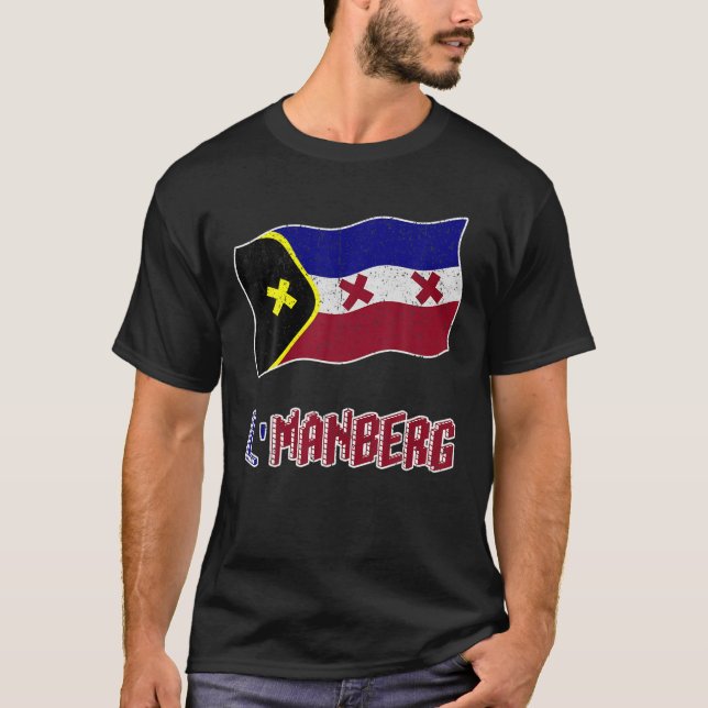 T-shirt Drapeau vintage Tommyinnit L'manberg (Devant)
