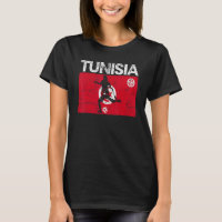 Drapeau vintage Tunisie Pour Football Player