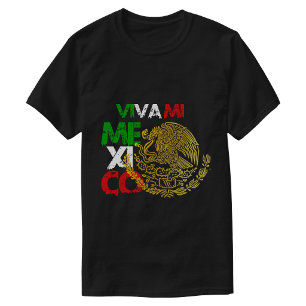 T-shirt Drapeau Viva mi Mexico