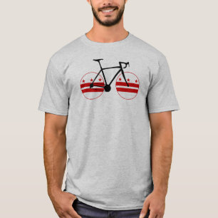 T-shirt Drapeau Washington D.C. Cyclisme