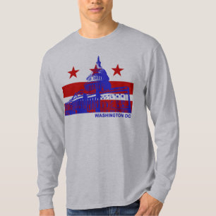 T-shirt Drapeau Washington DC