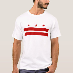 T-shirt Drapeau Washington DC