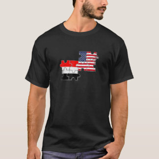 T-shirt Drapeau yéménite américain