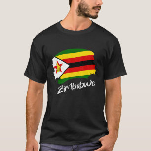 T-shirt Drapeau zimbabwéen Zimbabwe