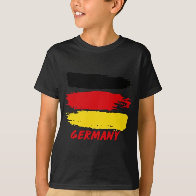 T-shirt Drapeaux allemands (Devant)