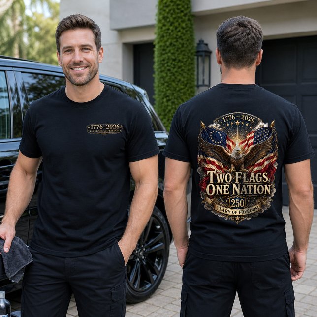 T-shirt Drapeaux américains Patriotique USA 250 (Créateur téléchargé)