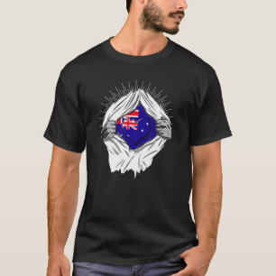 T-shirt Drapeaux australiens Accueil Australie