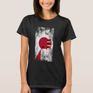 T-shirt Drapeaux de Gibraltar du Japon - Gibraltarien japo