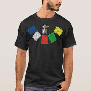 T-shirt Drapeaux de prière OM Tibétain