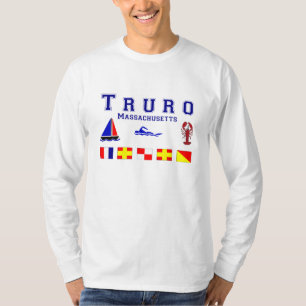 T-shirt Drapeaux de signal de Truro mA